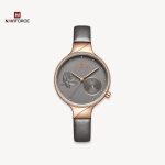 ساعت مچی زنانه نیوی فورس چرم مدل NAVIFORCE 5001