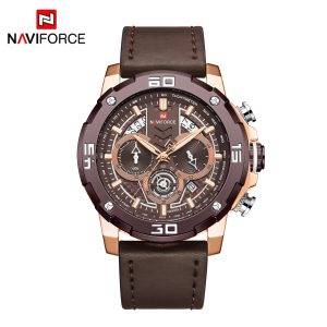 ساعت مچی مردانه نیوی فورس چرمی مدل NAVIFORCE 9175