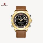 ساعت مچی مردانه نیوی فورس چرمی مدل Naviforce 9153
