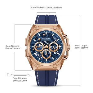 ساعت مچی مردانه مگیر مدل MEGIR 2097