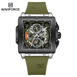 ساعت مچی مردانه نیوی فورس سیلیکونی مدل NAVIFORCE 8064